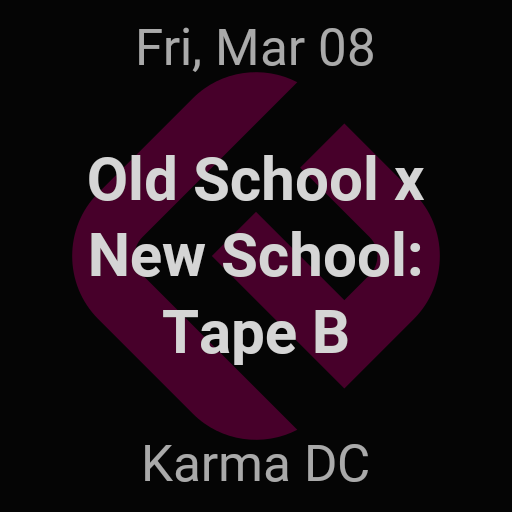 Tape B: Old School x New School Tour Washington DC