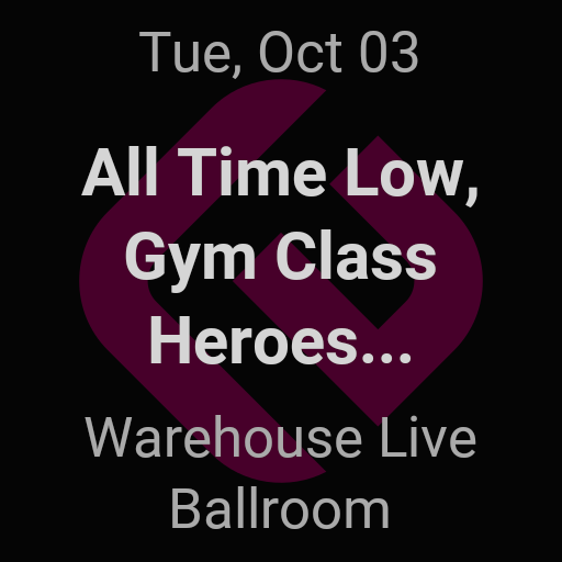 All Time Low Seattle Tickets, Showbox SoDo Oct 16, 2023